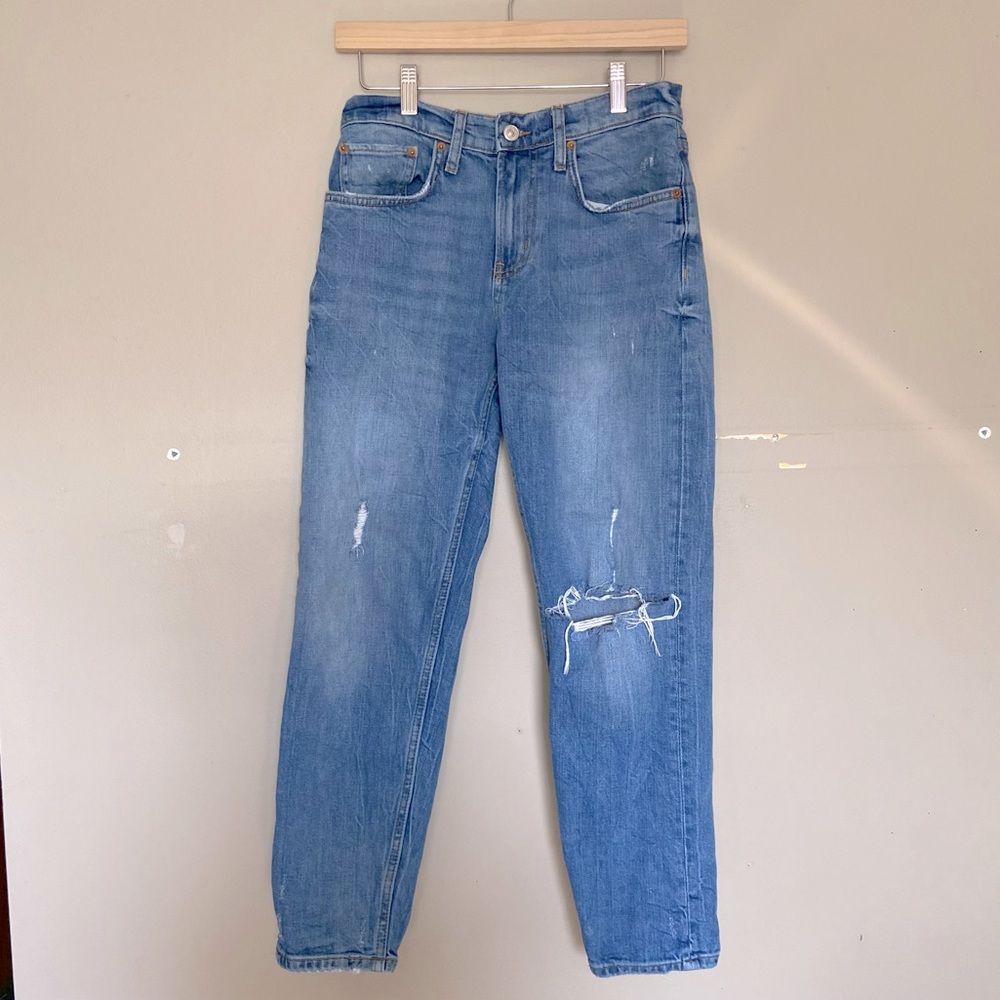 ZARA The Slim Boyfriend Jean in Valley Blue!